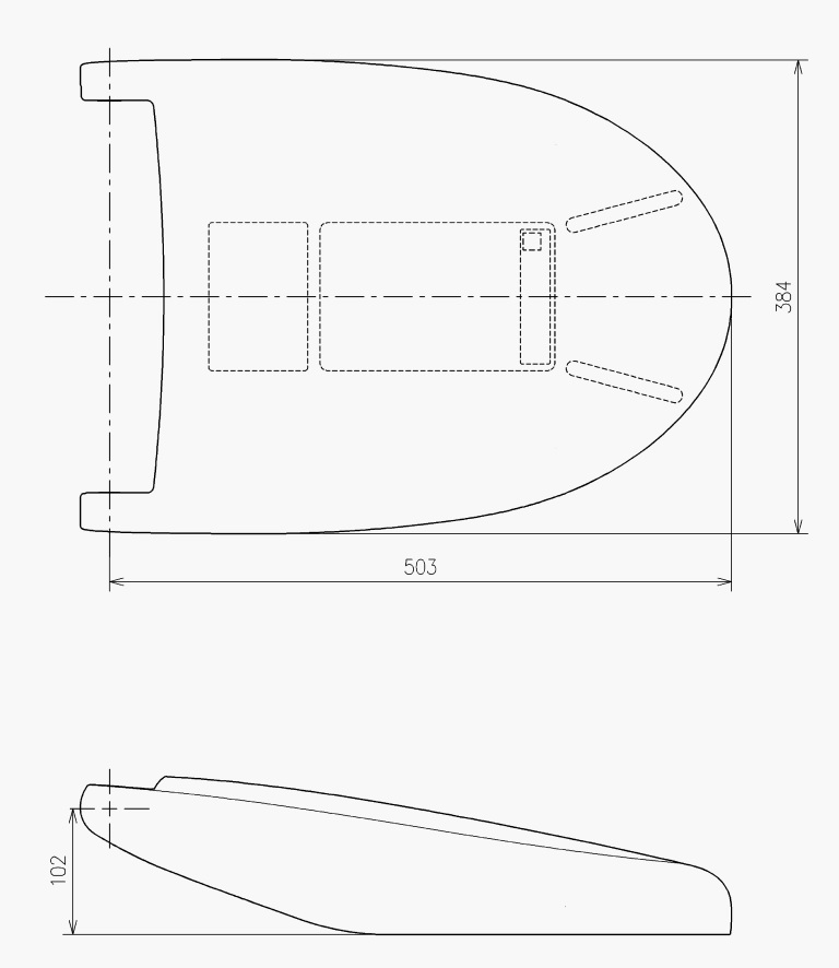 TOTO（トゥートゥー）便上蓋組品 TCM5820R