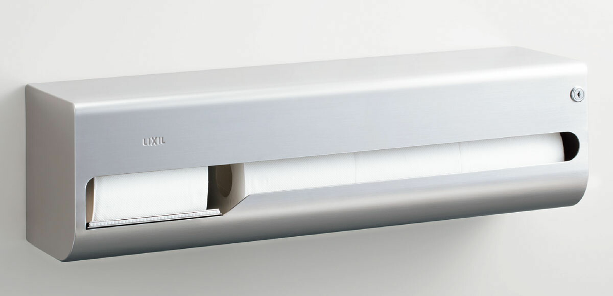 LIXIL(INAX)横4連店卸し資産付紙巻きタバコ器KF-67T4L(左遣りくち)/KF-67T4R(右遣りくち)