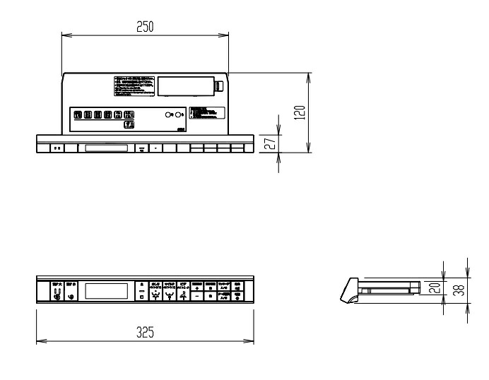 LIXIL(INAX) インテリアリモコンキット 354-1587A