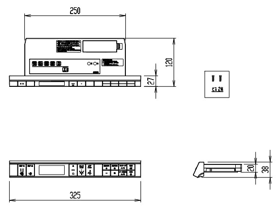 LIXIL（INAX）インテリアリモコンキット　354-1753-MSET