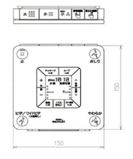 TOTO 遠隔操作組品 TCM8818