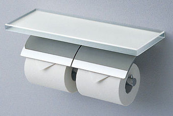 TOTO(トゥートゥー)棚付二連紙巻きタバコ器めっき手合い芯棒据えつける手合いYH63GWS
