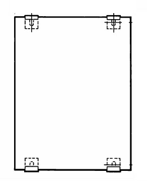 LIXIL(INAX)かざり付ける鏡KF-6075