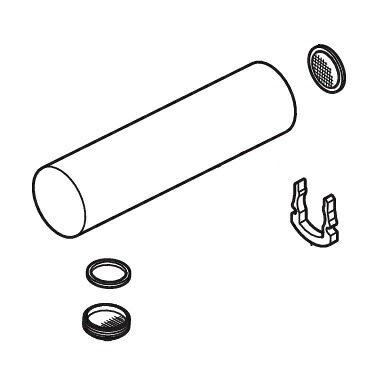 KVK　KM6161EC用　吐水ヘッド　マットブラック　Z351439H｜日の出ショッピングサイト 14,400円