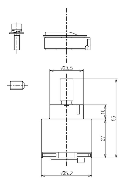 楽天市場】[THF29R]TOTO シングルバルブ部 上げ吐水用 エコシングル用