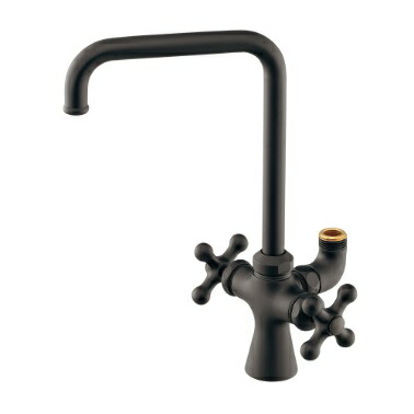 KAKUDAI(カクダイ) 浄水器取付用水栓（分岐つき） //マットブラック 721-012-D