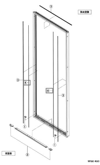 楽天市場】INAX（イナックス） バス 握りバー 7808-BTYPE-L800/W-K : 日の出ショッピングサイト