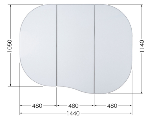 楽天市場】トクラス（旧ヤマハリビングテック） 風呂フタ ３分割合わせ