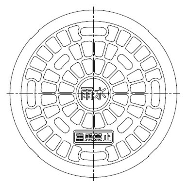 前澤化成工業タメ集合体 TM300用蓋 ８穴 降雨5枚仕掛ける56435