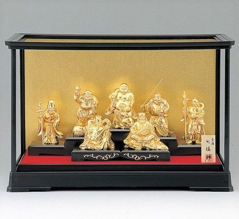 置物【銅器七福神】純一郎作 Yahoo!オークション -「般若純一郎」の落札相場・落札価格