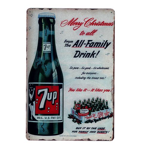 楽天市場】7UP セブンアップ エンボスティンサイン （1960年代ボトル