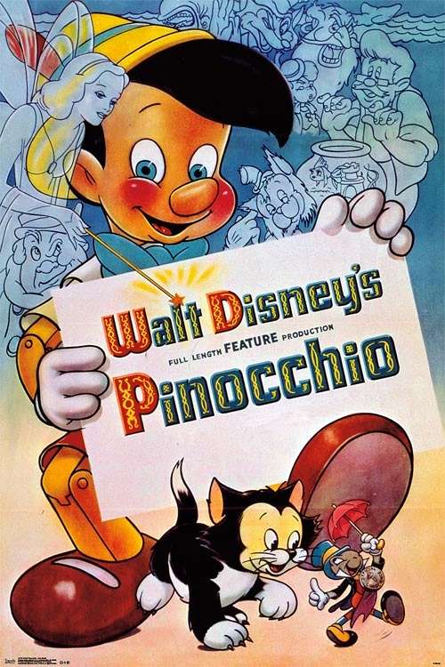 楽天市場】ピノキオ ポスター シアターサイズ 101.6×68.6cm 軽量アルミ