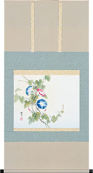 楽天市場】朝顔 掛軸 : 襖（ふすま）・掛け軸屋 和紙苑