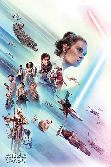 ■ スターウォーズ 最後のジェダイ ポスター ■ USED スター・ウォーズ／最後のジェダイ』日本版本予告編と日本版