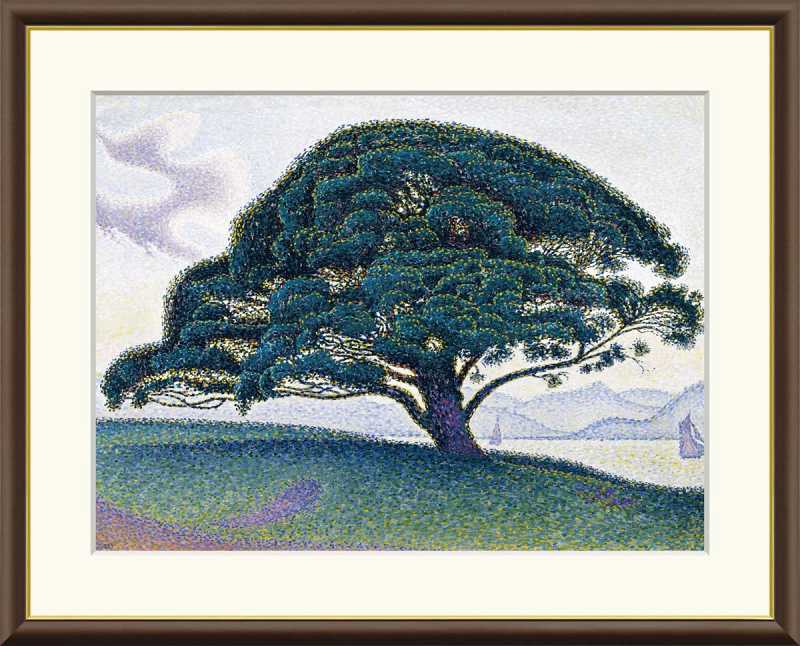 笠松 ポール・シニャック作品 F8サイズ 工芸美術画 額装作品