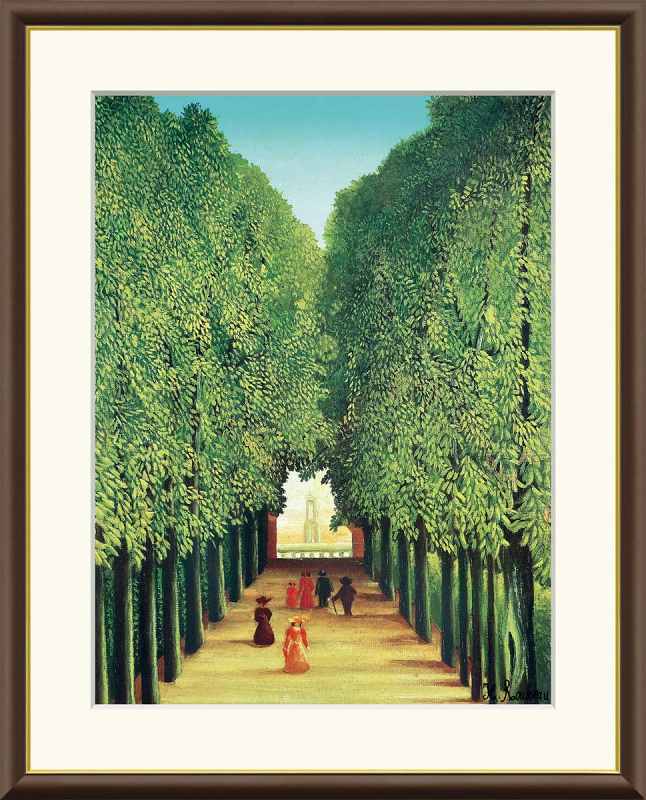 【真作】【複製】複製画　アンリ・ルソー　牝牛と牧人　穏やかな牧草地の情景　V19 ファイル:Henri Rousseau - Meadowland.jpg - Wikipedia