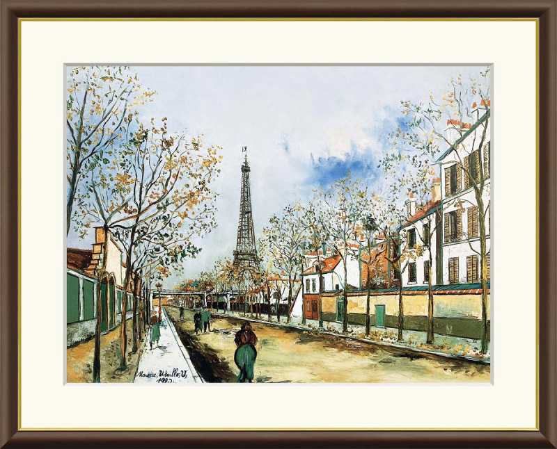 モーリス・ユトリロ 油彩画 1953年制作 楽天市場】特価油絵 ユトリロの名作「モンルージュの通り」 ma290