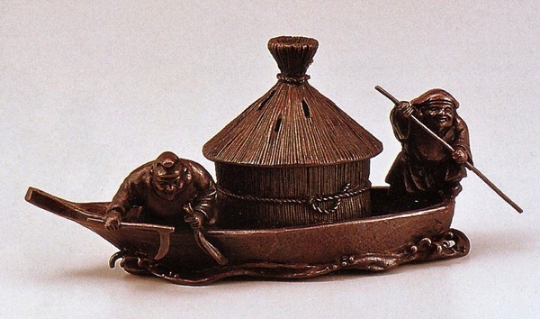 藻かる香炉 大森孝志作品 高岡銅器 桐箱付き 送料無料｜美術工芸の檜屋