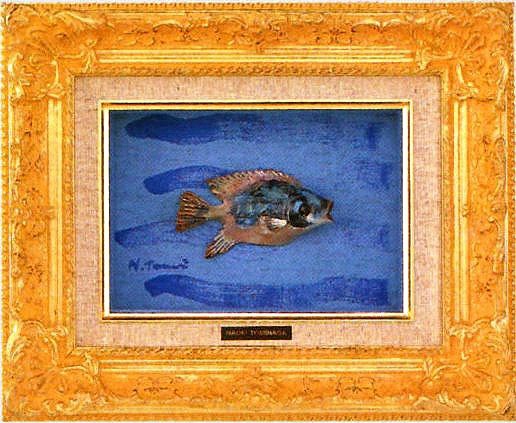 楽天市場】人間国宝 金森映井智作品 パネル額 飛祥 高岡銅器 : 美術