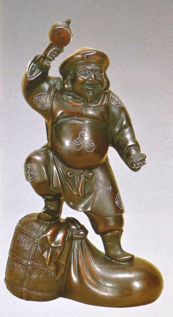 [銅器]大黒天置物 骨董品買取実例・実績 - 高岡銅器 大黒天 置物 - ORIGEN