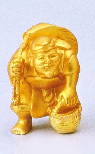 楽天市場】古美金調 恵比寿天 像(金属製) 石板台座 付 ＜ 仏像 開運