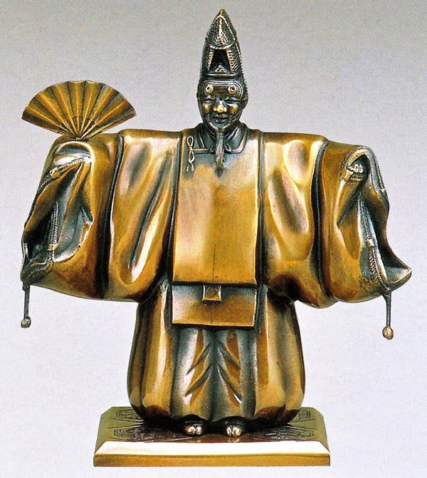 楽天市場】高岡銅器 翁 能舞台 ging-093-gsg ホビー オブジェ 雑貨