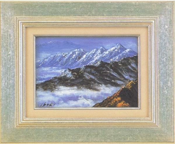 楽天市場】伊藤 伊八「チューリッヒ（スイス）」油絵・F4号 日展会友