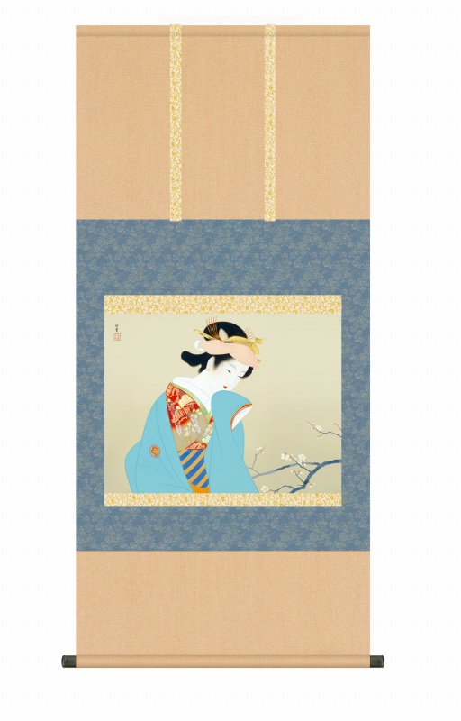 楽天市場】上村松園『 志ゃぼん玉 』軸装 【東京書芸館