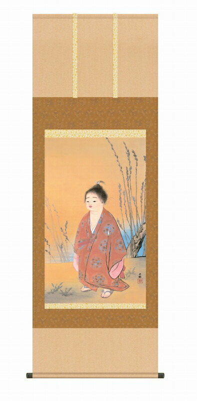 掛軸　横山大観/緑雨　複製画桐箱入 楽天市場】掛軸 モダン掛け 横山大観 「無我」 高精細工芸画＋手