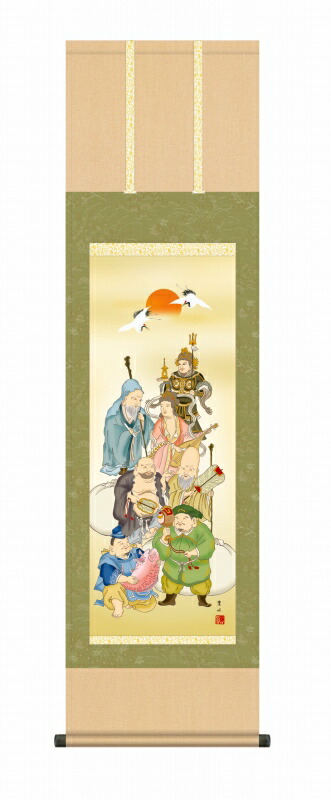 掛け軸　幅広　寿老人 掛軸-幅広-寿老人 - メルカリ