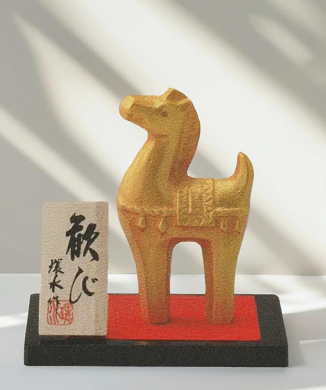 楽天市場】馬の置物 瑞祥 特大 渡辺環水作品 高岡銅器 送料無料 : 美術