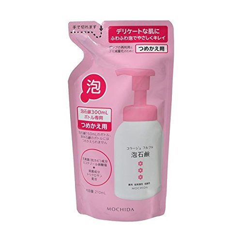 まとめ買いコラージュフルフル 泡石鹸 ピンク つめかえ用 210mL×5 個セット (医薬部外品)