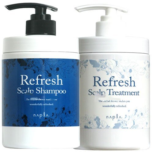 ナプラ リフレッシュ スキャルプ シャンプー 650ml ヘアトリートメント 650gセットノンシリコン