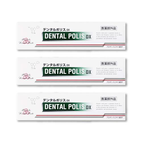 デンタルポリスDX　　８０ｇ　 ３本セット　　　医薬部外品 　歯みがき