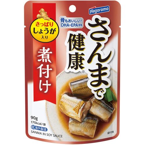 はごろも さんまで健康 しょうゆ味 (パウチ) 90g (1521)×12個