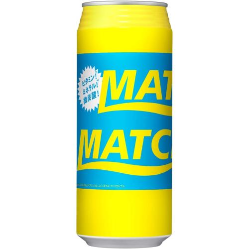 大塚食品 MATCH マッチ 缶 ビタミン ミネラル 微炭酸 リフレッシュ チャージ 480ミリリットル (x 24)