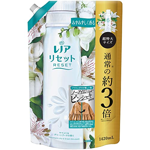 [大容量] レノア リセット 柔軟剤 ヤマユリ＆グリーンブーケ 詰め替え 1,420mL 4,938円