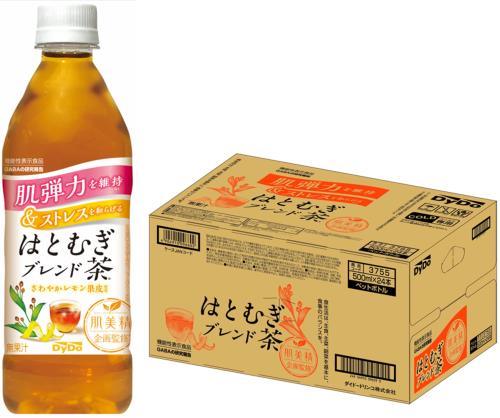 ダイドードリンコ 機能性表示食品 肌美精企画監修はとむぎブレンド茶 500ml×24本