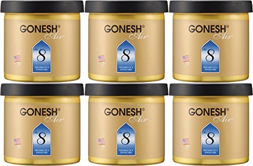 GONESH ゲルエアフレッシュナー No.8(スプリングミスト) X 6個セット ゴールド 4,848円