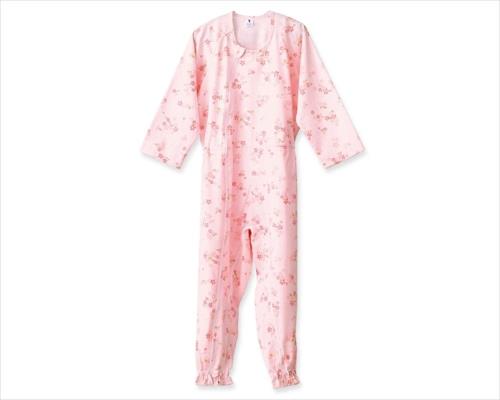 介護つなぎ服(前開き) ピンク M
