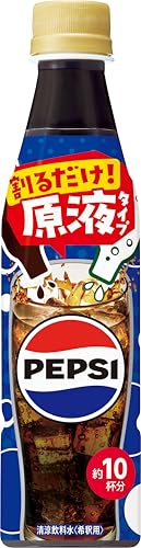炭酸水と割って飲むおうちドリンクバー ペプシコーラ 炭酸飲料 PEPSI コーラ 濃縮 希釈 340ml×24本（約10杯分）