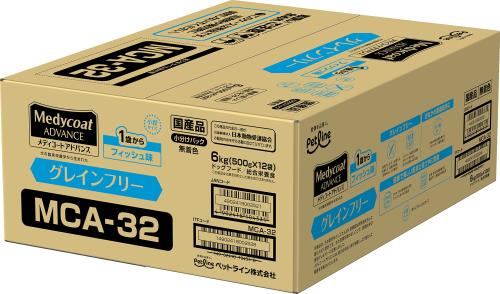 メディコートアドバンス グレインフリー 1歳から フィッシュ味国産/アルミ小分け 6kg(500g×12) 7,788円
