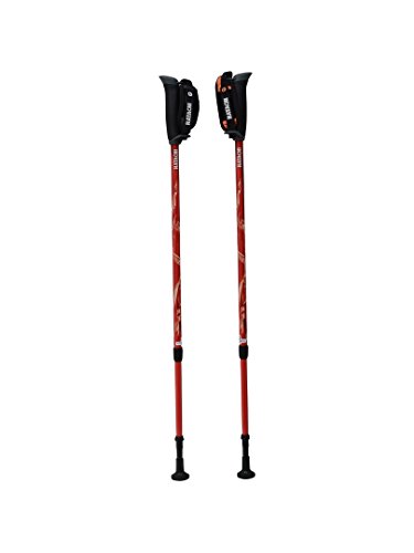 羽立工業 DFPプログレッシブズーム ノルディックウォーク ポール レッド WH1120-62