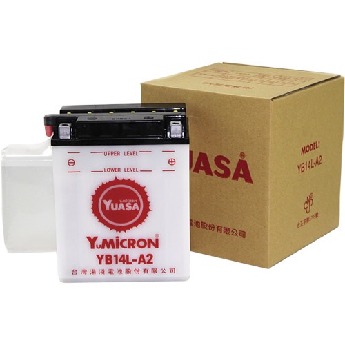 【新品保証付&激安】 台湾ユアサ バイクバッテリー TYB14L-A2 液別密閉｜ヒノヤバッテリーショップ