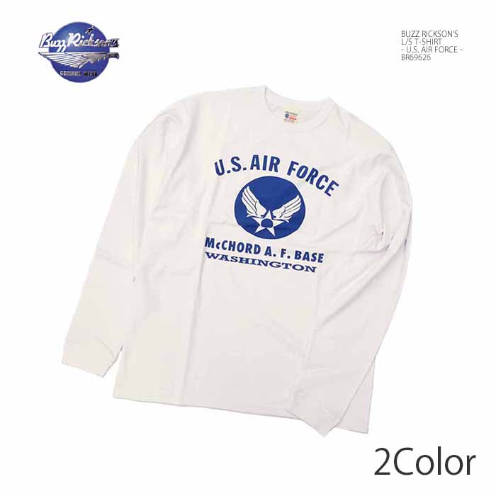バズリクソンズ BUZZ RICKSON'S BR69626 ロンＴ - U.S. AIR FORCE - メンズ | ヒノヤ