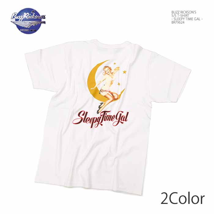 バズリクソンズ BUZZ RICKSON'S BR79624 プリント Tシャツ - SLEEPY TIME GAL - メンズ | ヒノヤ HINOYA