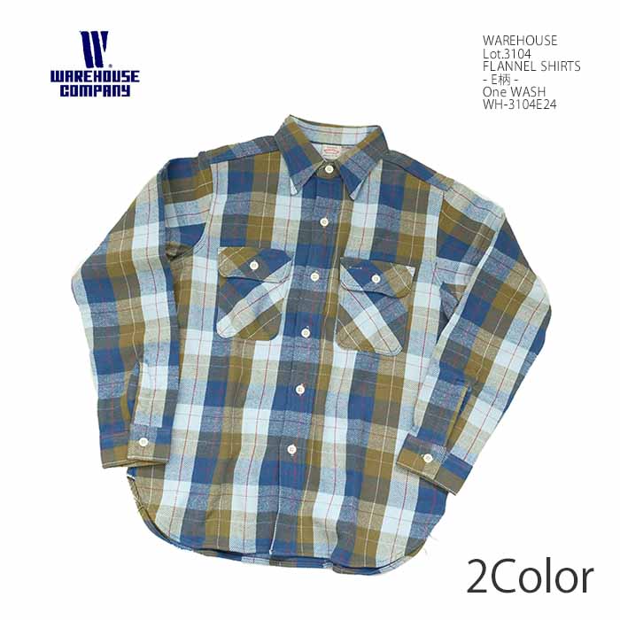 楽天市場】ウェアハウス WAREHOUSE フランネル シャツ 長袖 チン
