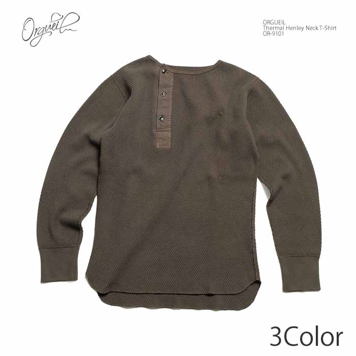 楽天市場】オルゲイユ ORGUEIL OR-9100 サーマル Tシャツ 長袖 ロンT