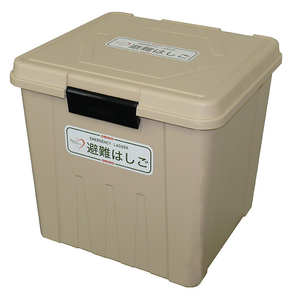 ワイヤーロープ式　5、6号用避難はしご格納箱（樹脂製）MWIRBOX-56｜ひのようじん