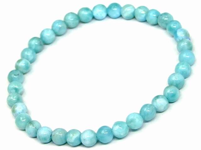 楽天市場】51405 ラリマー 12mm AA ブレスレット 内径18cm ポーチ付き